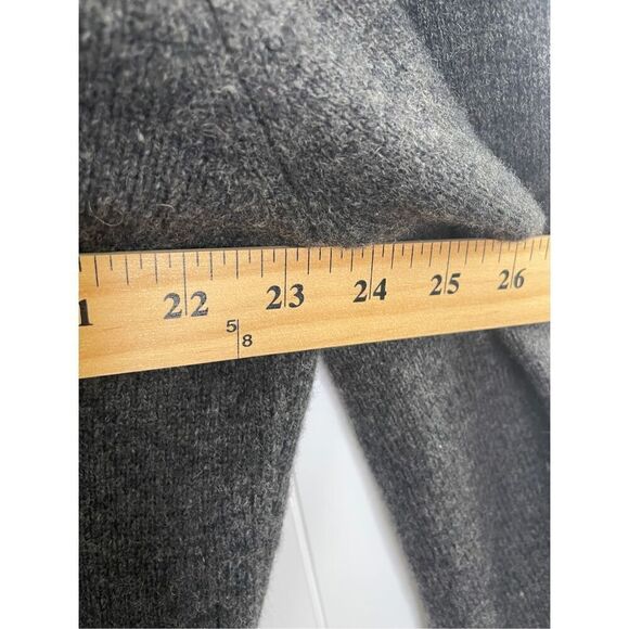 Jos A Bank Lambs Wool Mens Size XL Grey 1/4 Zip Neck Sweater Pullover - Picture 7 of 7